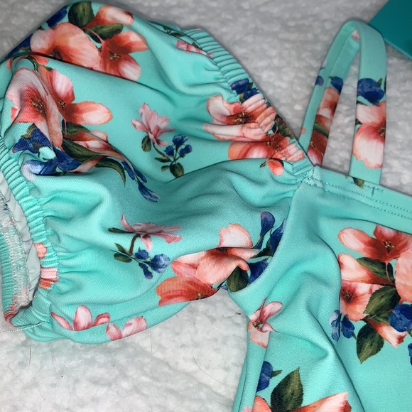 NWT Posh Peanut Aisha 2-Piece Puff Sleeve Swimsuit 3T - Picture 6 of 7